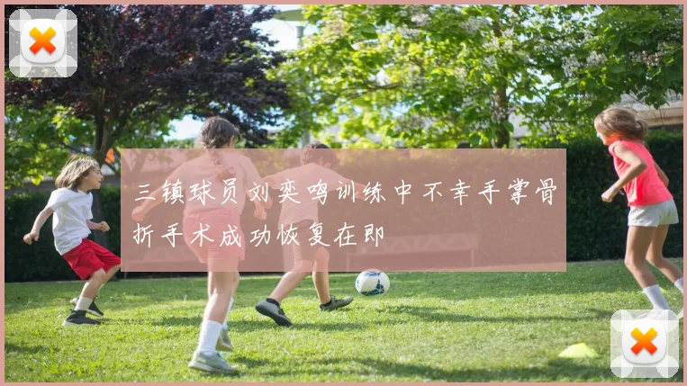 三镇球员刘奕鸣训练中不幸手掌骨折手术成功恢复在即